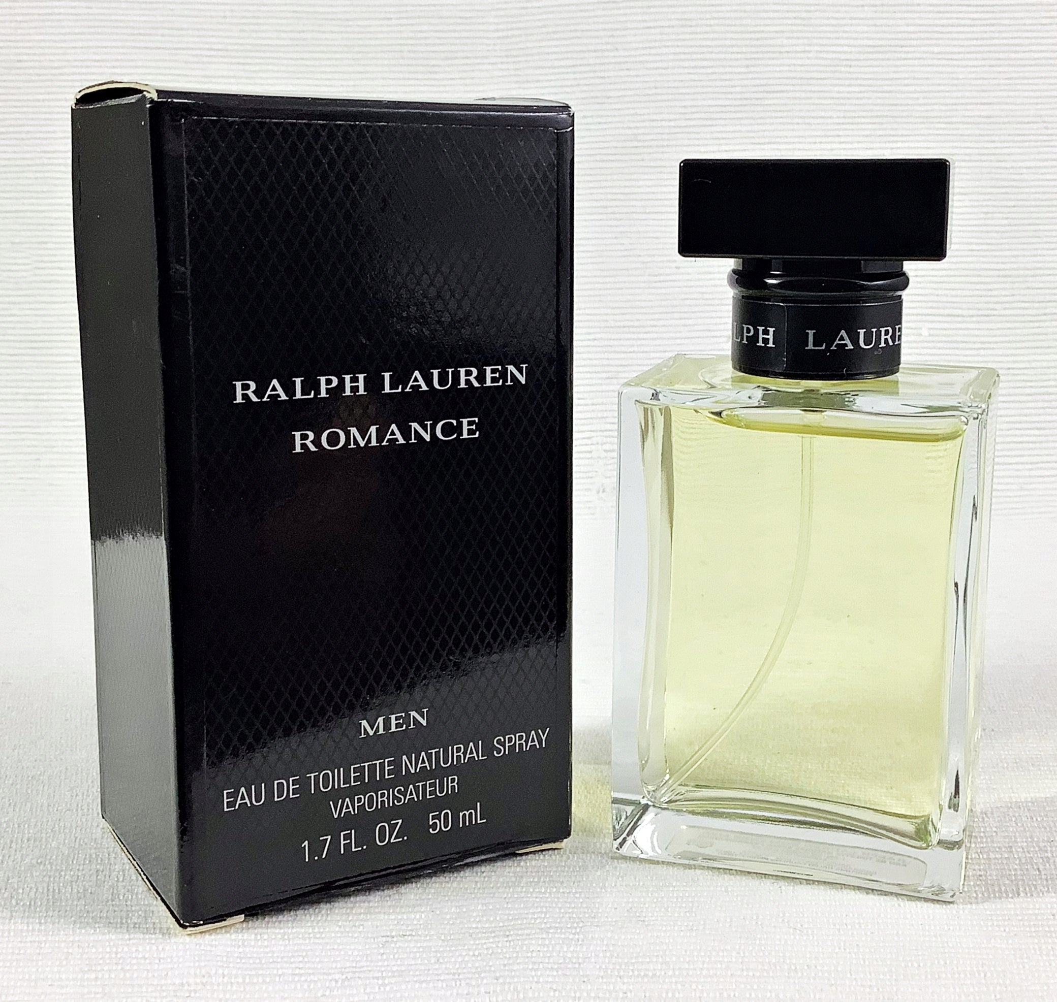 RALPH LAUREN ROMANCE MEN 50 ML EAU DE TOILETTE UNIQUE Packaging status original