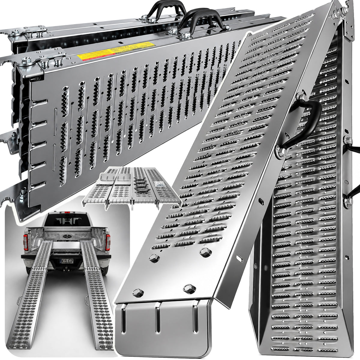 RAMPY Overrun folding ramp FOR QUADA ATV 500KG TM026 toolme