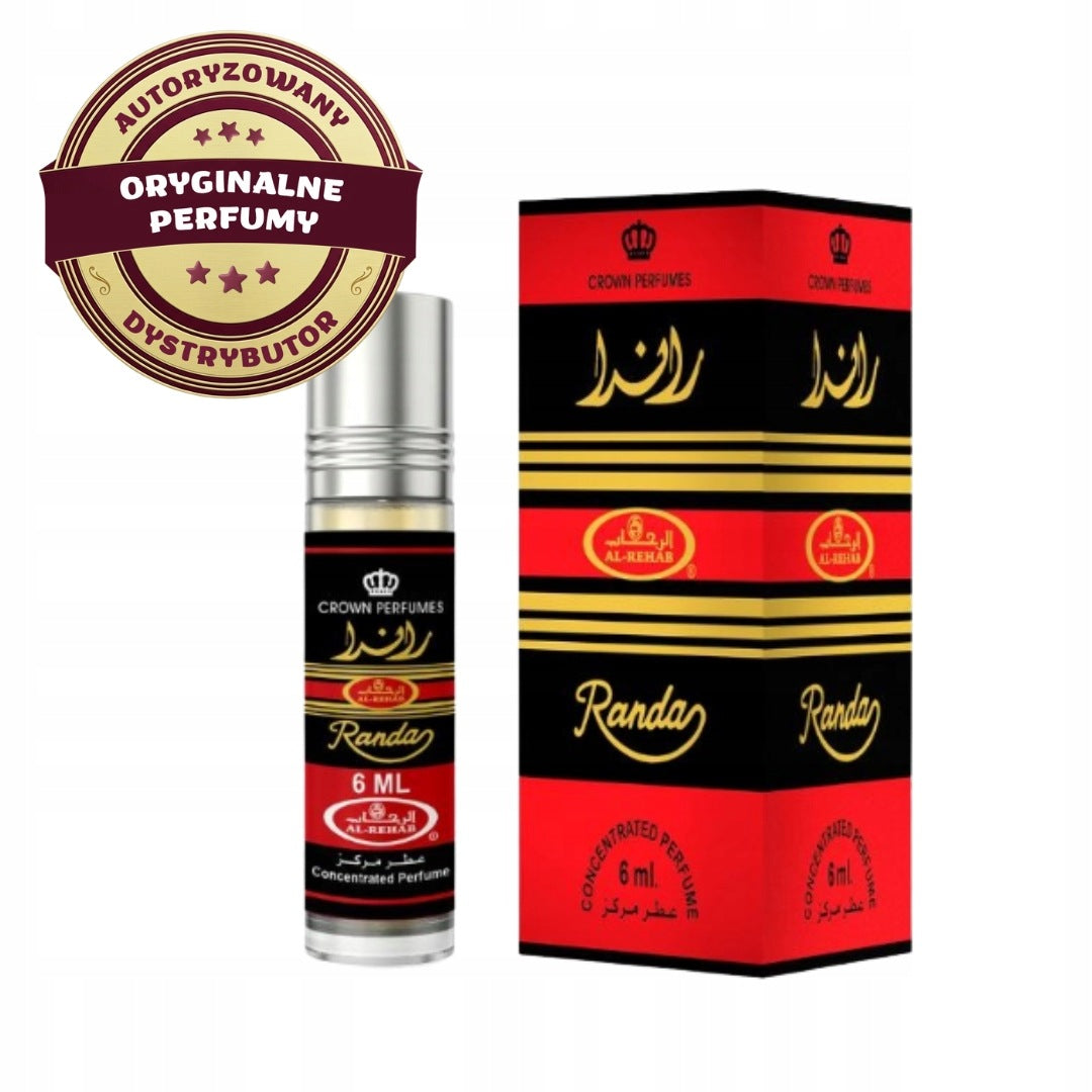 RANDA ARABIC PERFUME IN ORIENTAL OUD OIL STRONG 6 ml AL REHAB