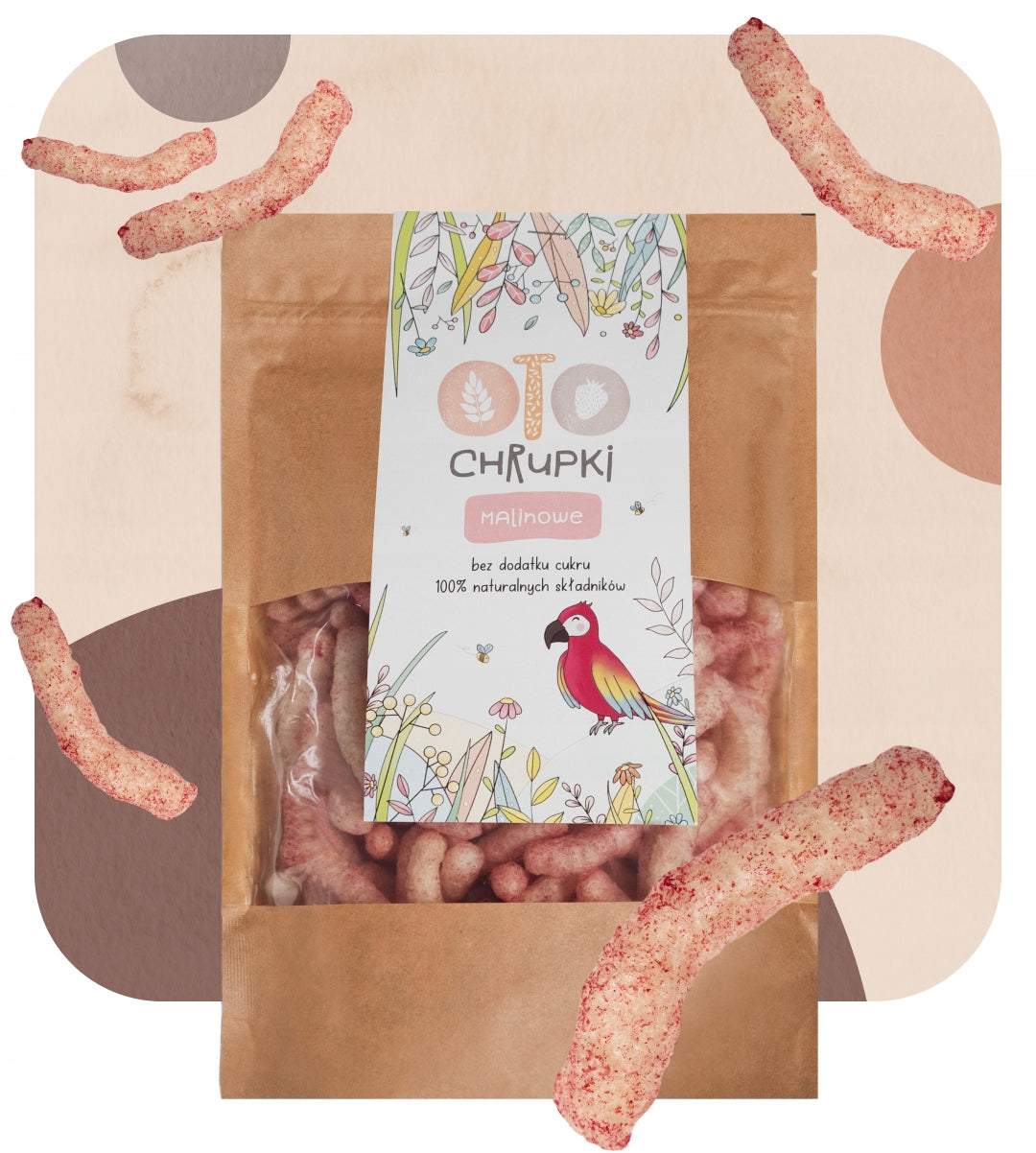 RASPBERRY CRISPS OTOLANDIA 25G NATURAL RASPBERRY DELICACY WITHOUT SUGAR Medical device no
