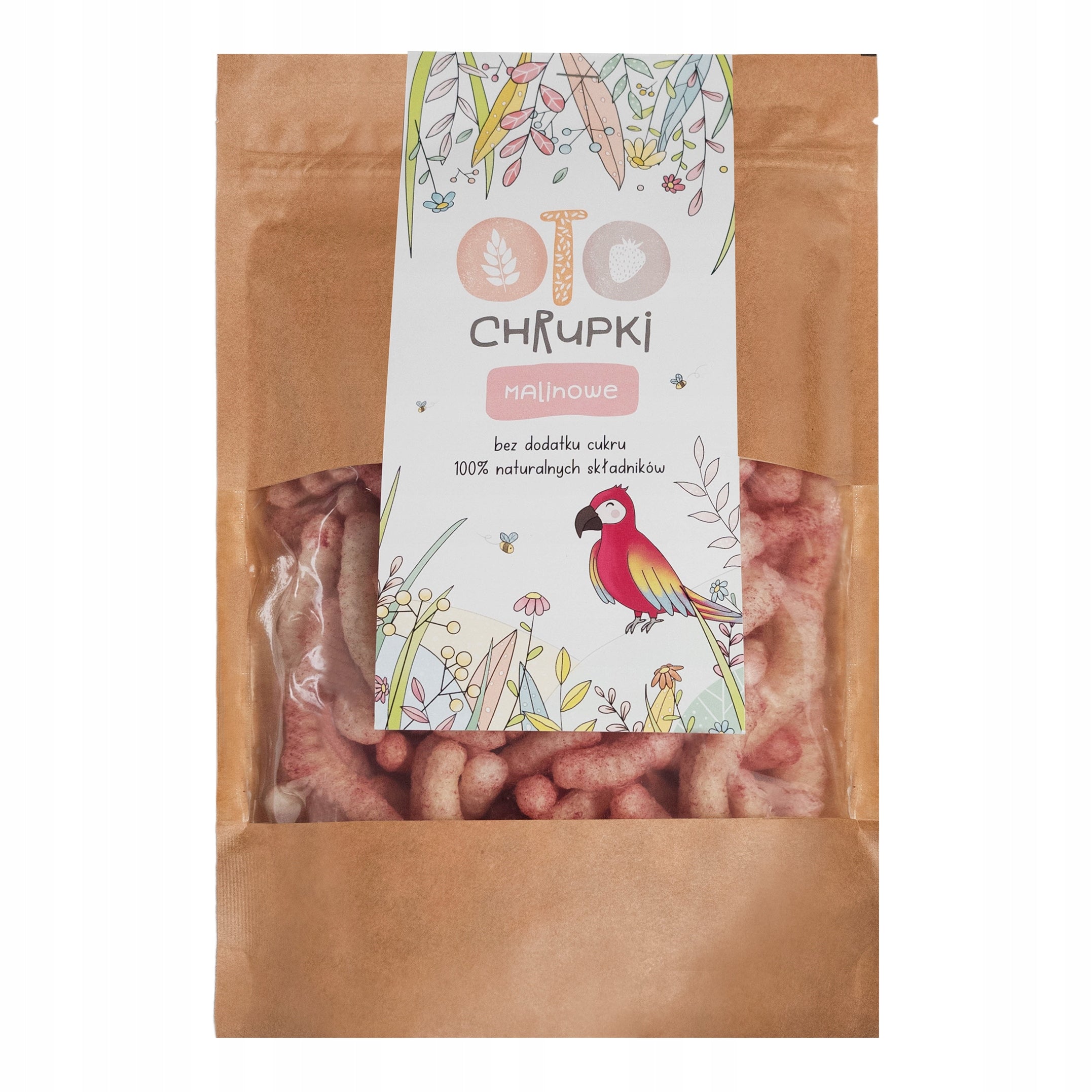 RASPBERRY CRISPS OTOLANDIA 25G NATURAL RASPBERRY DELICACY WITHOUT SUGAR Packaging status original
