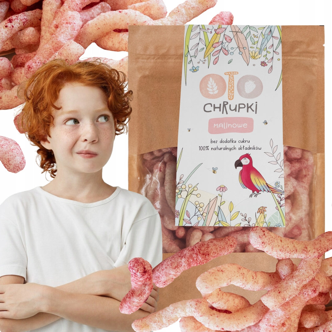 RASPBERRY CRISPS OTOLANDIA 25G NATURAL RASPBERRY DELICACY WITHOUT SUGAR