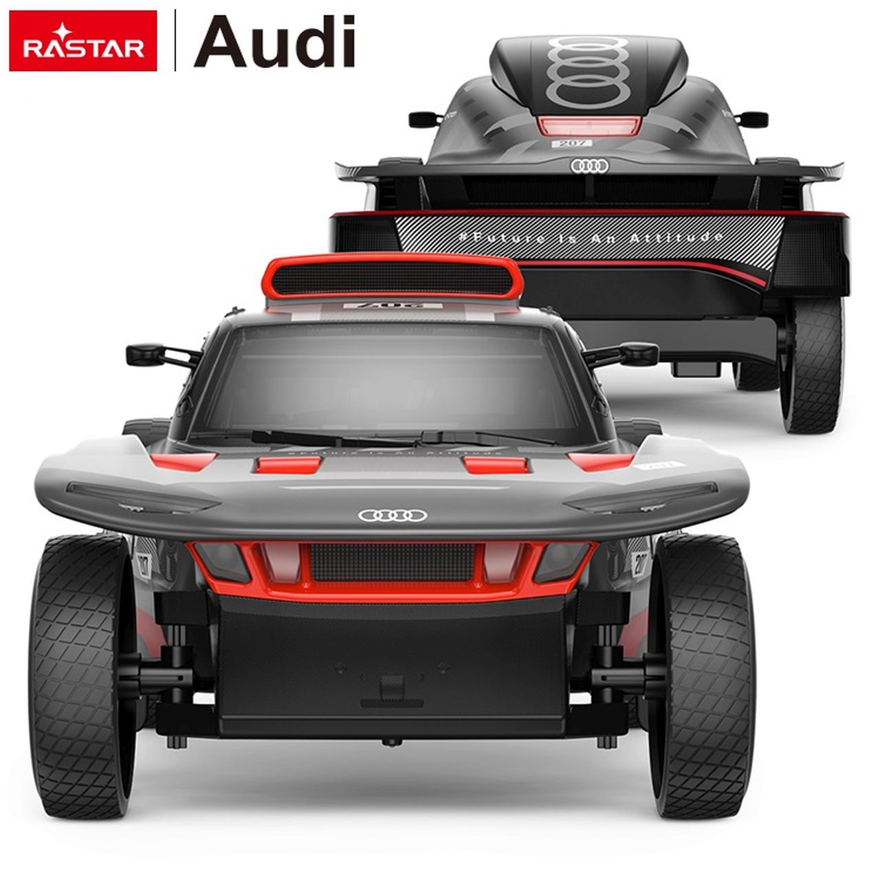 RASTAR AUTO, for radio, Audi R8 Q e-tron, 1:14 Brand Rastar