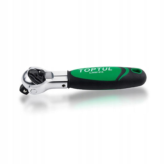 RATCHET 1/4x1/2" ROTATING HEAD 360° 72 TEETH 160MM TOPTUL CJMM1616 Manufacturer code CJMM1616