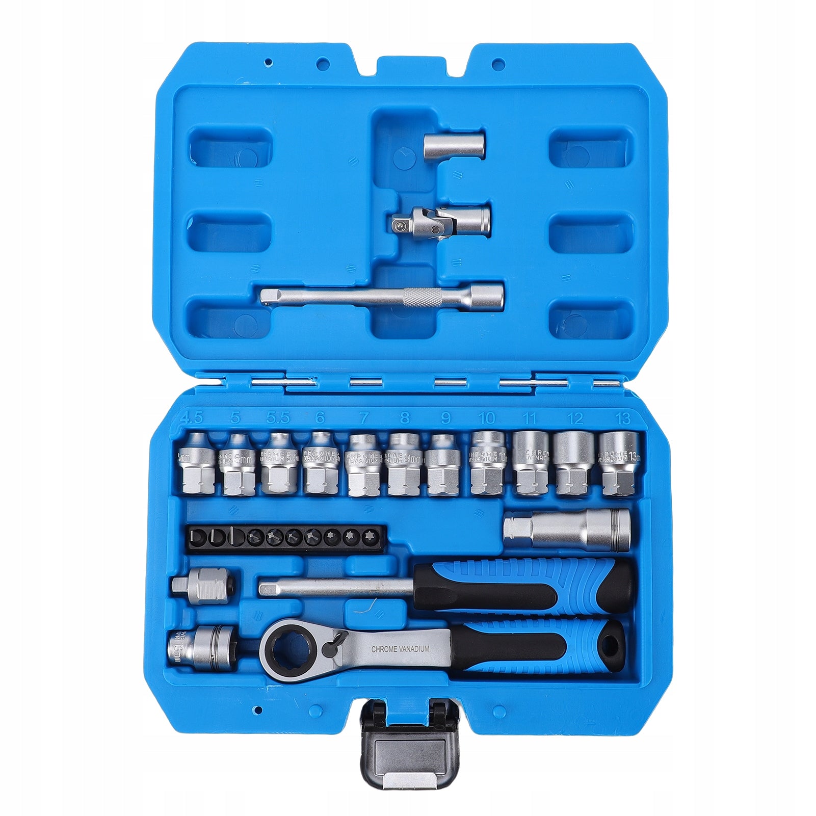 RATCHET SOCKET WRENCH SOCKET SET 30 PCS 4.5-1300CMM