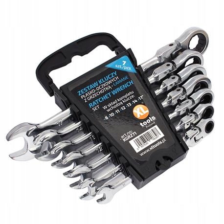 RATCHETING EYE WRENCHES BROKEN 6 PIECES XL-Tools