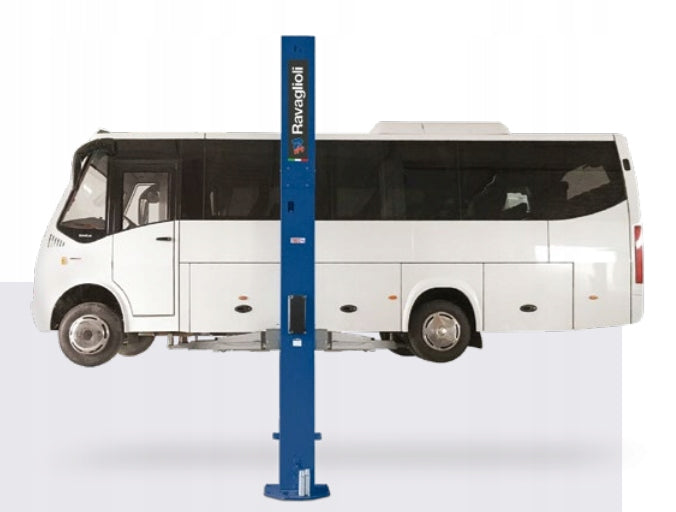 RAVAGLIOLI KPH370.70 LIKTA LIFT 2 COLUMN 7 TON BUS CONNECTED BY MOUNTAIN