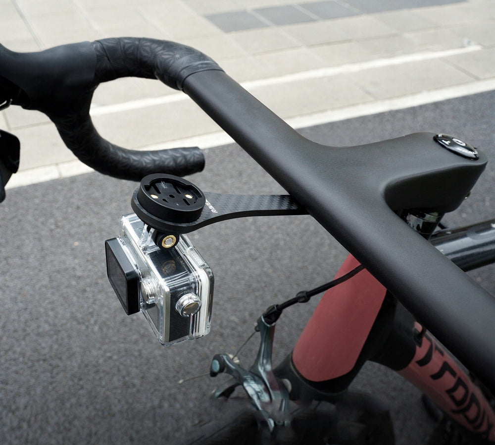 RAVEMEN AOM03 Carbon Fiber Computer Mount for Integrated Bars, Only 28g Color black