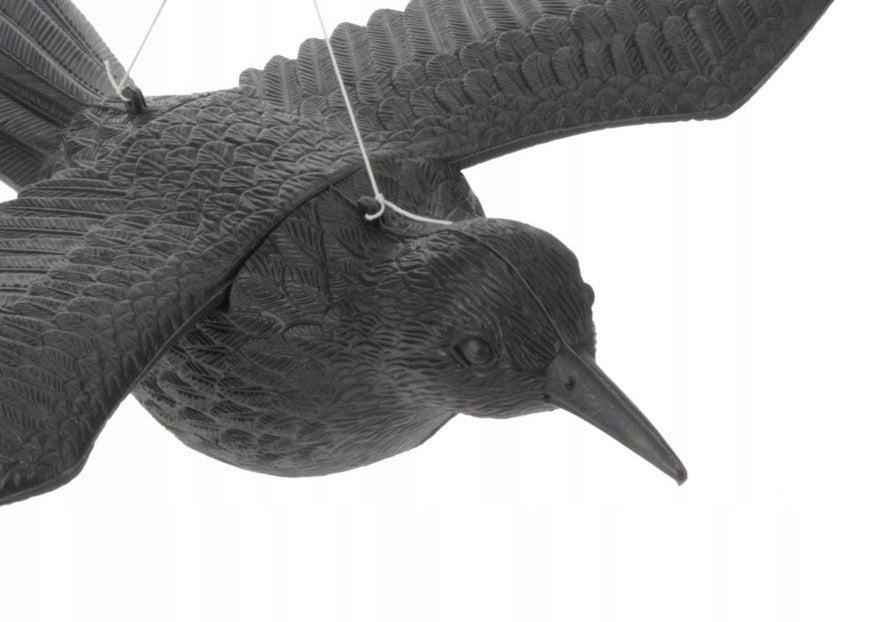 RAVEN ON THE BALCONY LARGE BIRD REPELLENT IN FLIGHT Packaging status original
