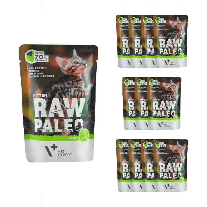 RAW PALEO Kitten Game sachet 100g game Packaging status original