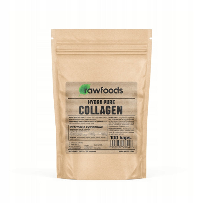 RAWFOODS HYDRO PURE COLLAGEN 100 KAPS COLLAGEN HYDROLYZATE FOR JOINTS