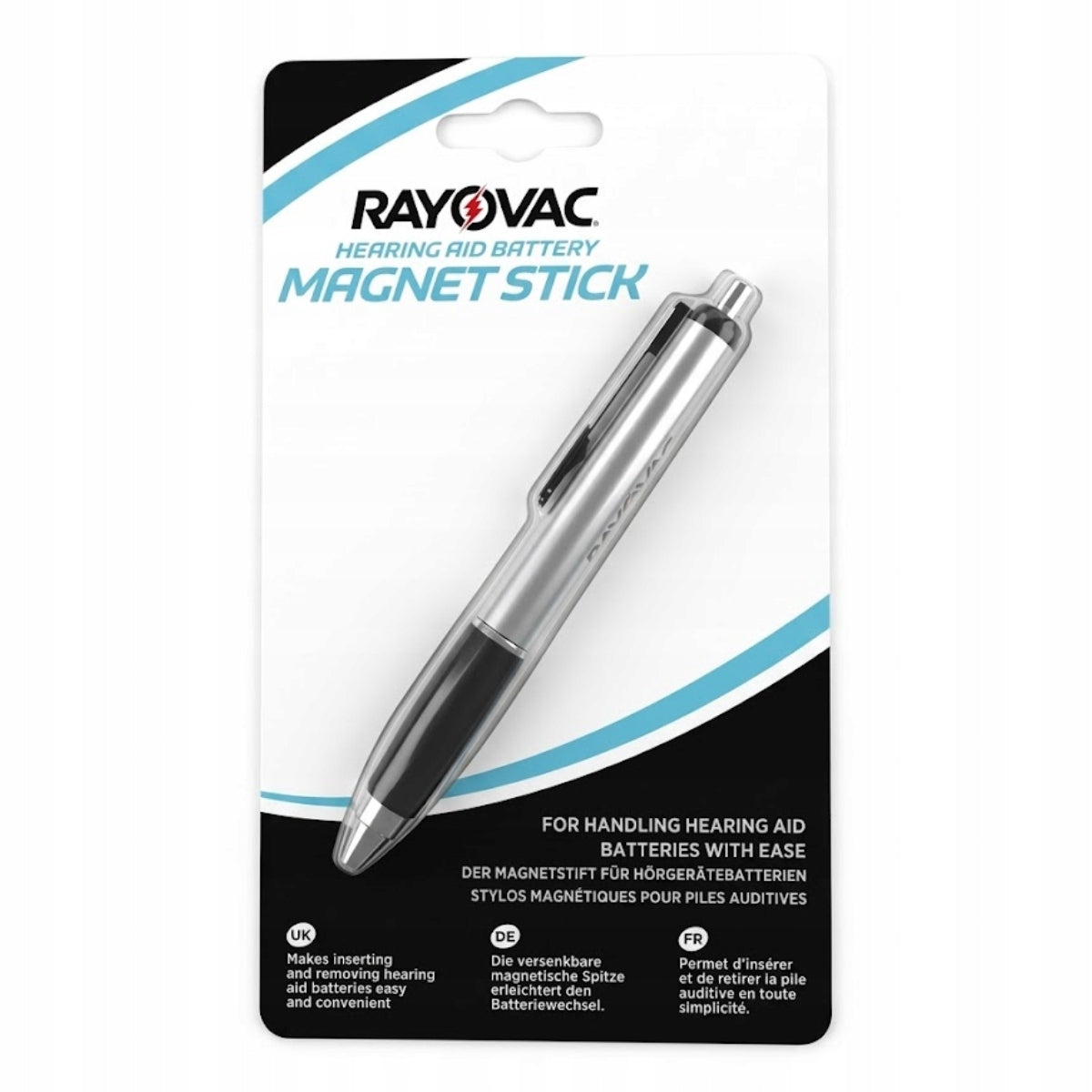 RAYOVAC Magnetic Hearing Aid Battery Gripper 1pcs Original Manufacturer of a medical device rayovac