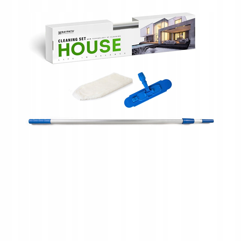 RAYPATH Mop set 694 bar 165 cm + instant handle + cushion White