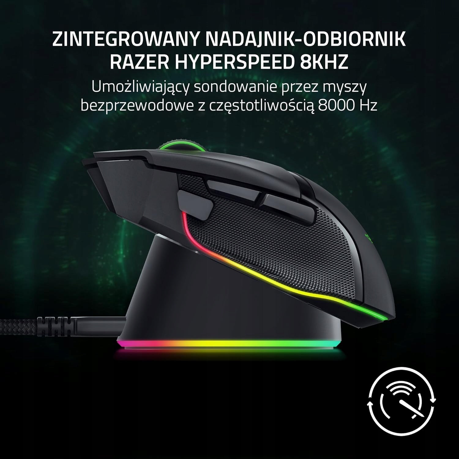 RAZER MOUSE DOCKING STATION MAGNETIC WIRELESS CHARGING RGB Manufacturer no brand