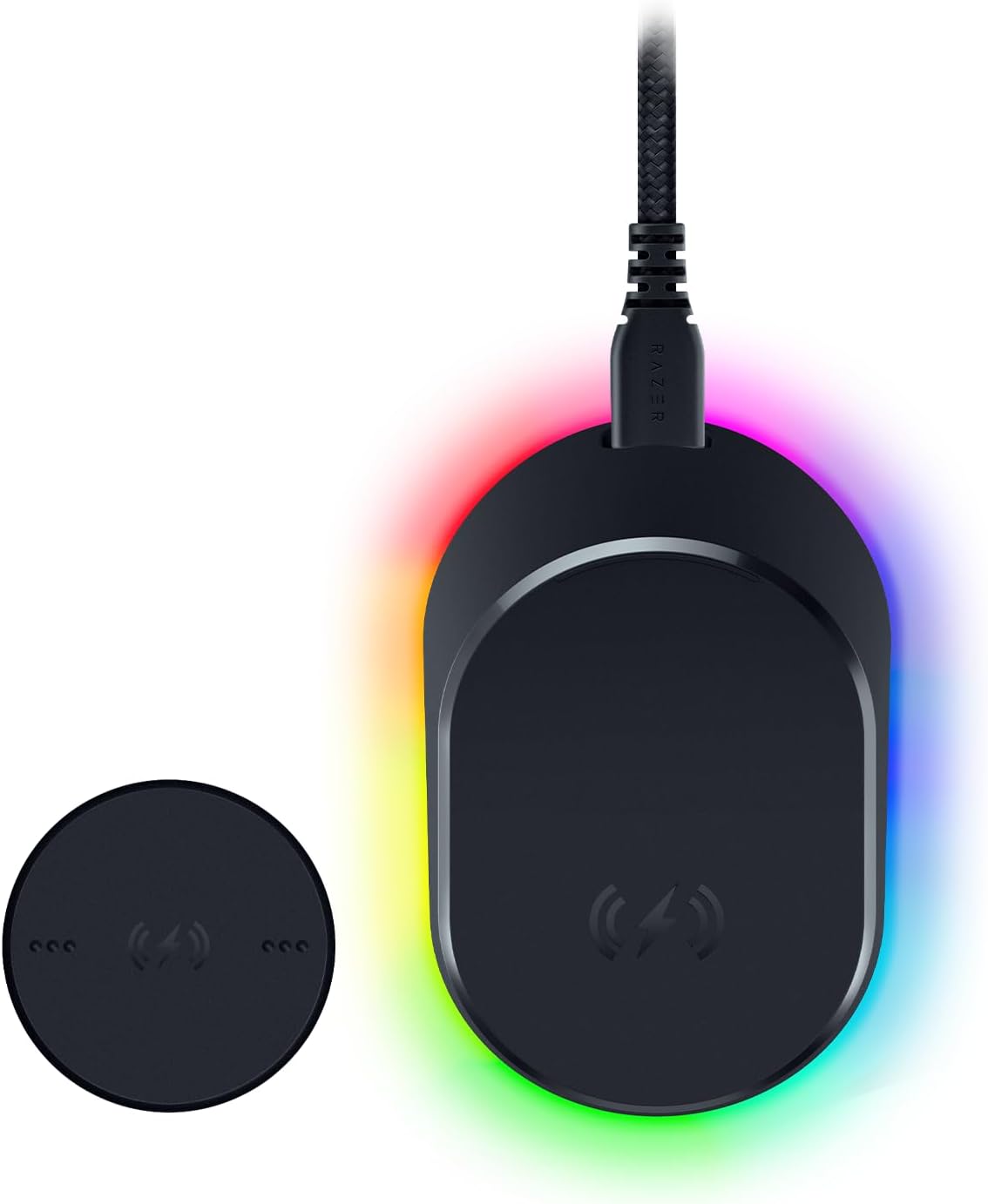 RAZER MOUSE DOCKING STATION MAGNETIC WIRELESS CHARGING RGB