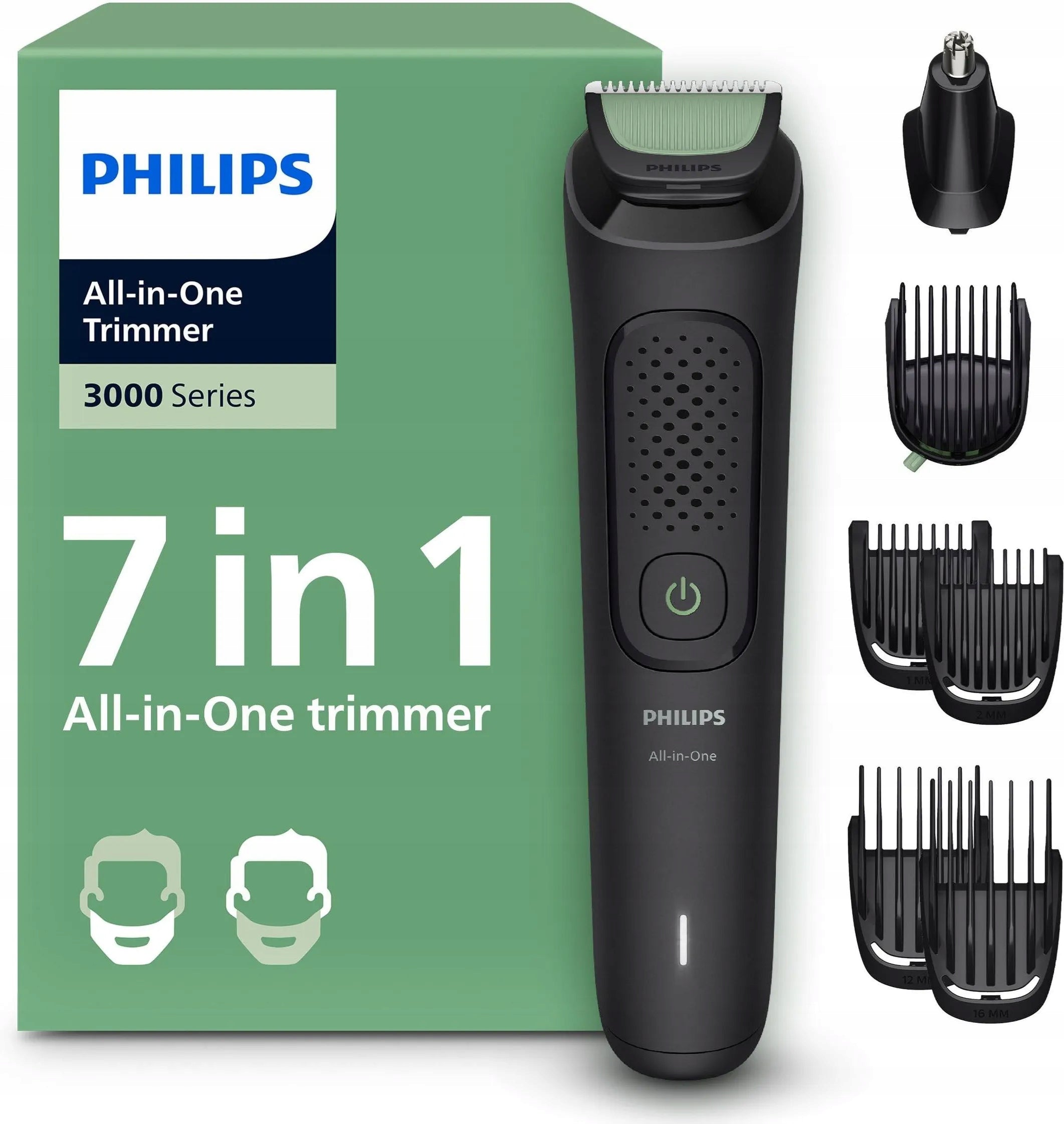 RAZOR SHAVER PHILIPS 8in1 HAIR BEARD WIRELESS TRIMMER FOR FACIAL HAIR