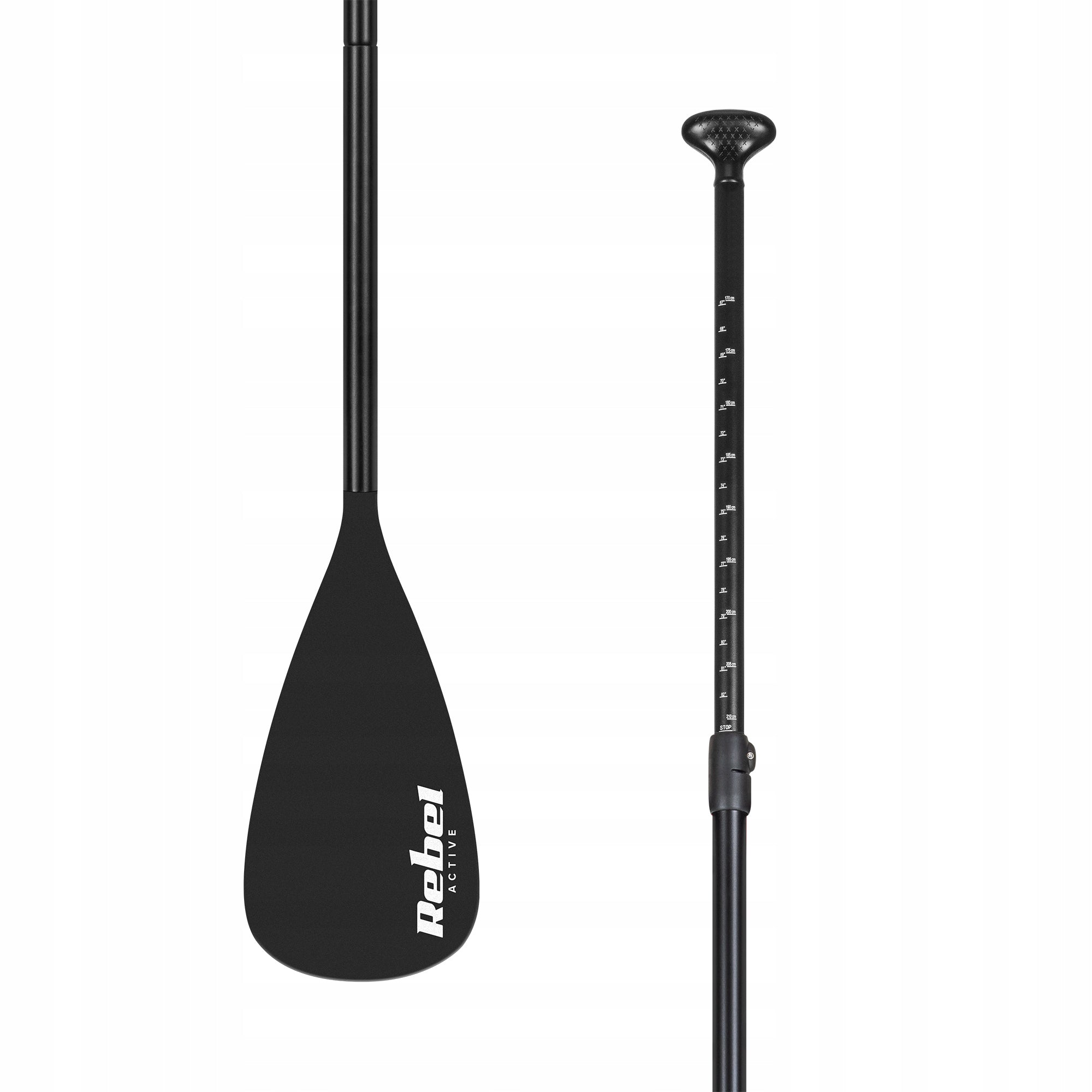 RBA-4508 Paddle 4 Piece REBEL for SUP with Kayak Option Kind diouble-bladed, straight adjustable folding