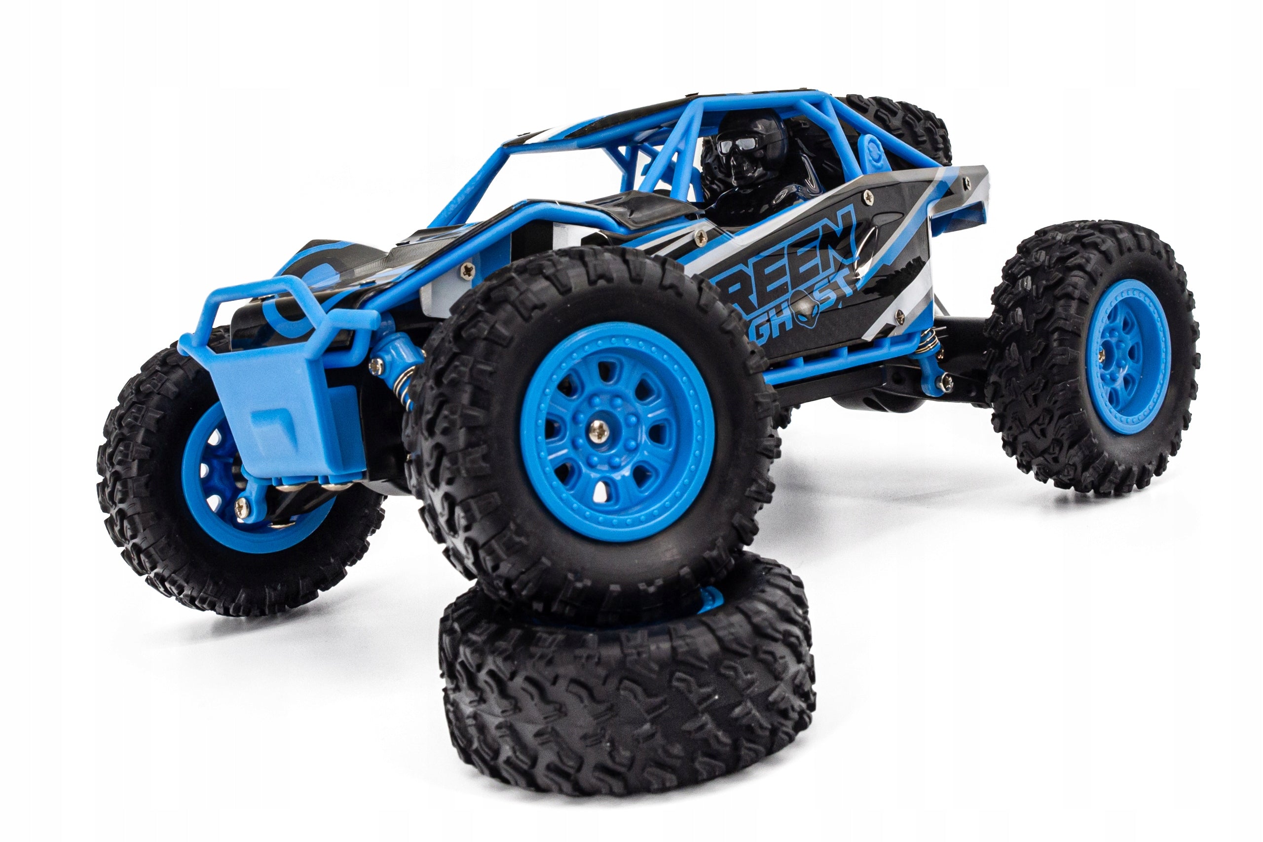 RC BUGGY Auto REMOTE CONTROLLED OFF-ROAD CAR for 4x4 Off-Road Remote Control Color blue