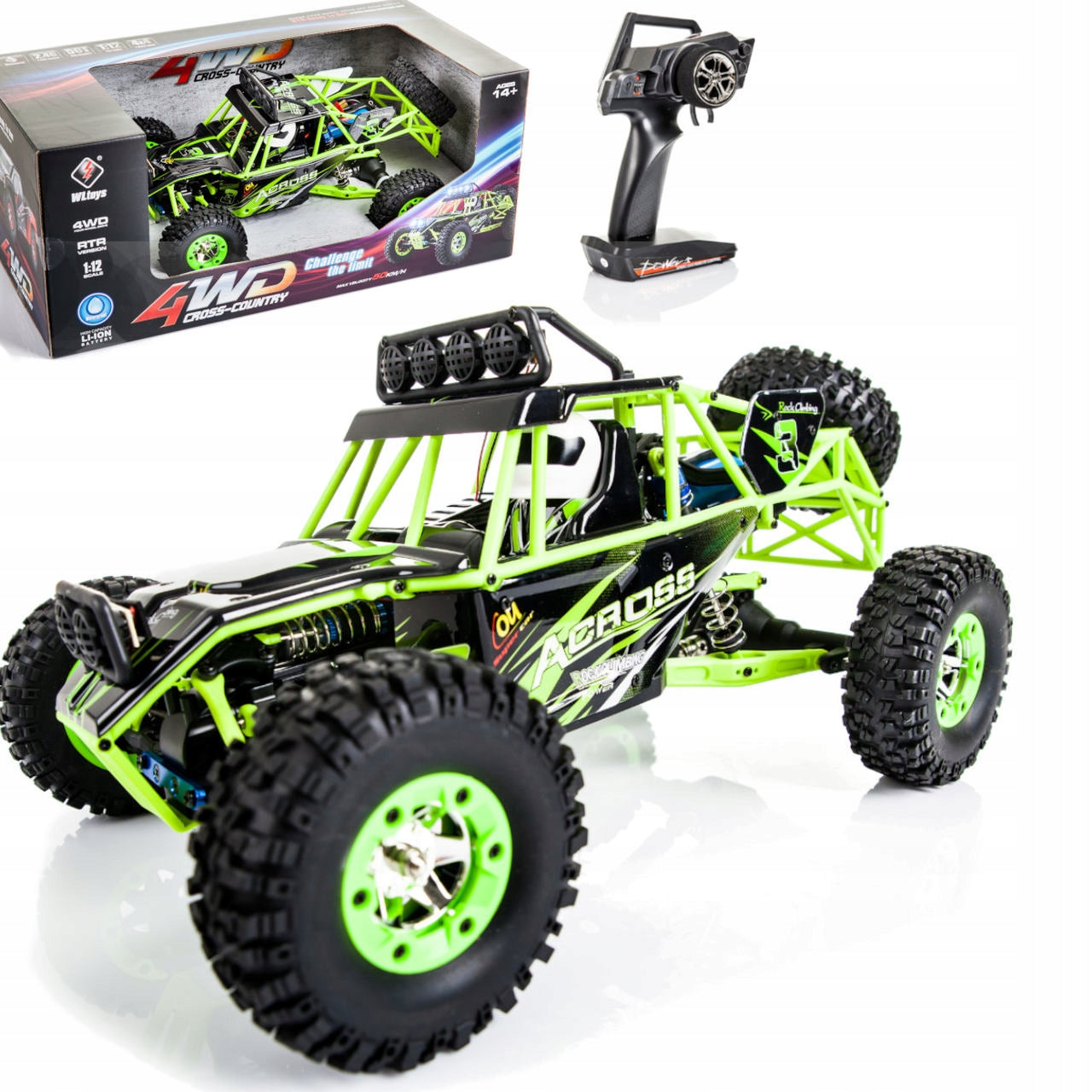 RC Car WLtoys 12427 Buggy Crawler 2.4G 4WD 1:12
