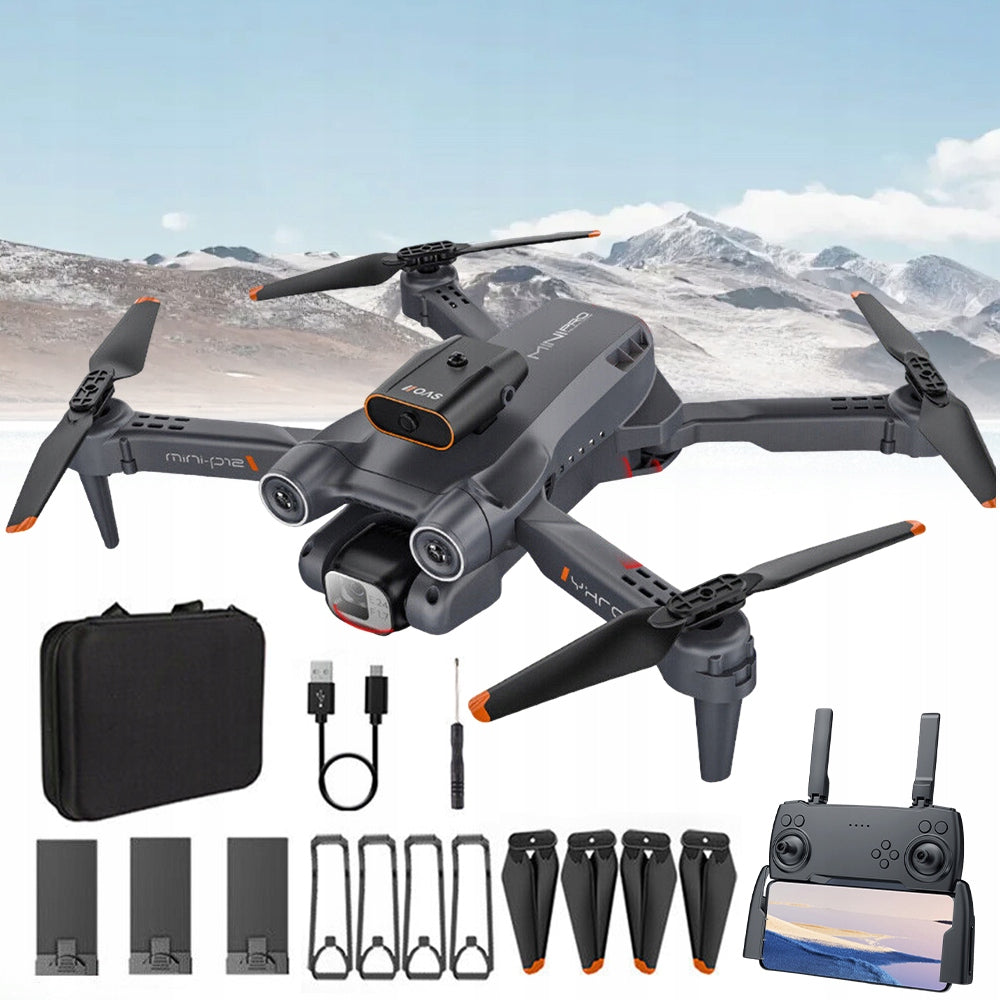 RC DRONE, DRONE WITH CAMERA, QUADCOPTER RC WITH 3 BATTERIES, GRAVITY SENSOR