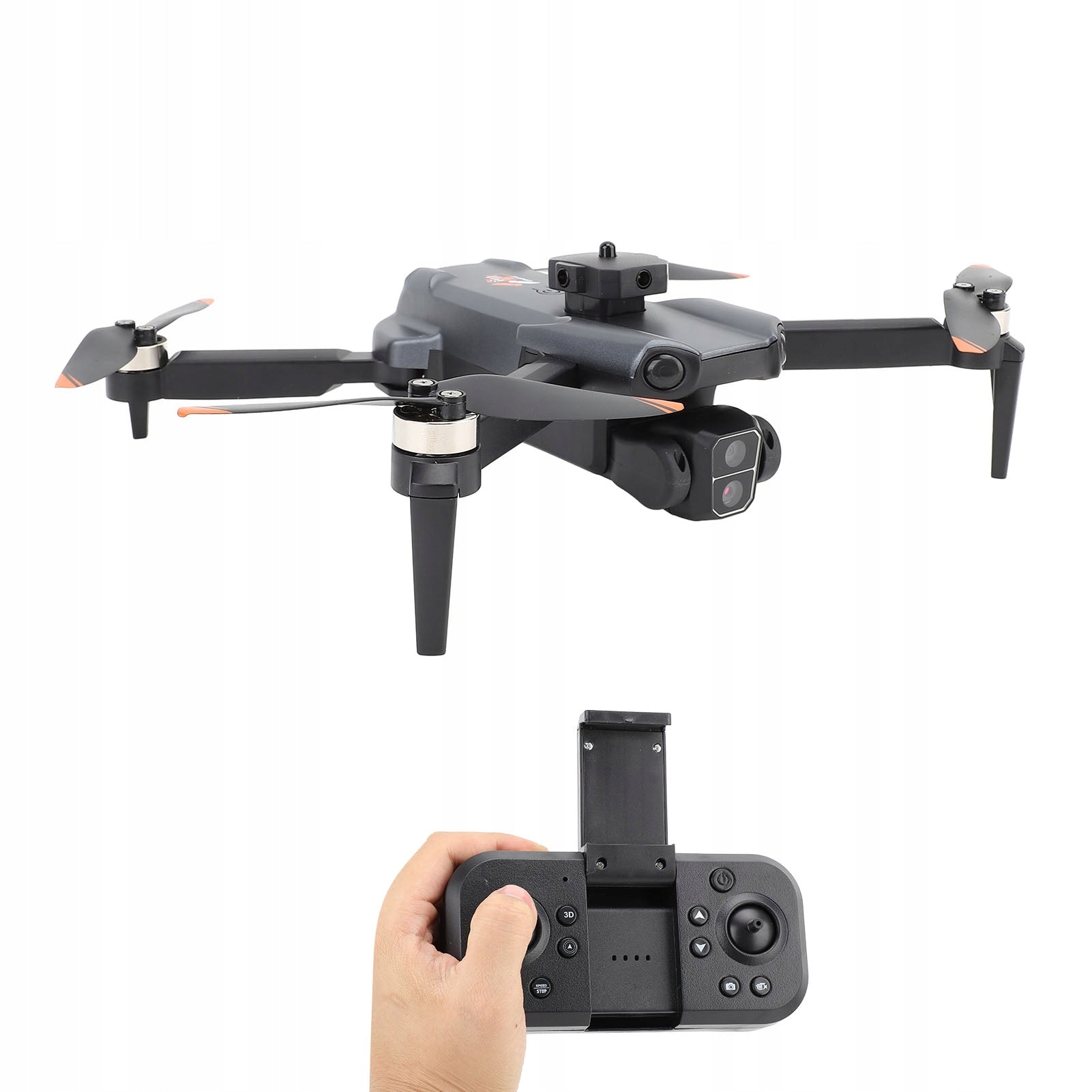 RC Drone 4K Dual Camera 4 Sided Obstacle Avoidance Optical YW Model 1216XNUM