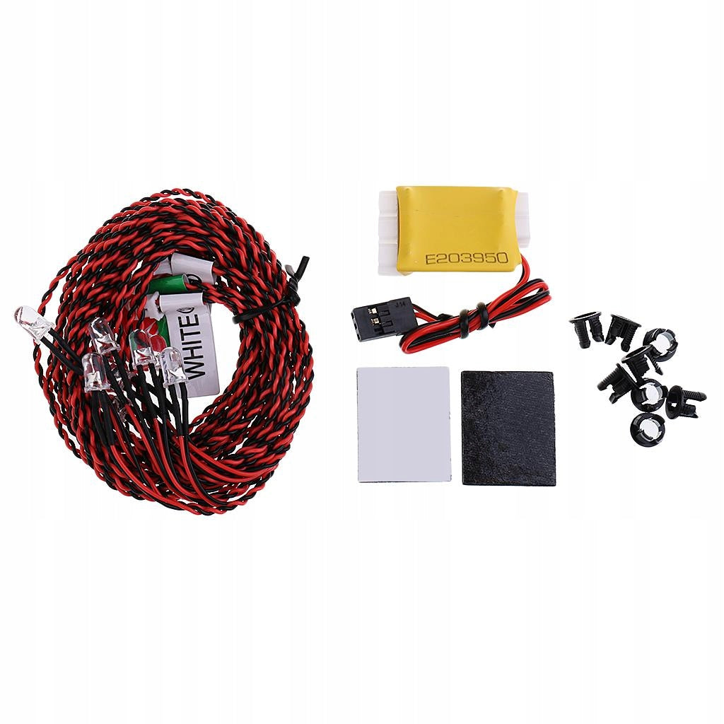 RC Flash Lights 8 LED Lighting System Set for RC Aircraft Helicopter Spare Brand no brand