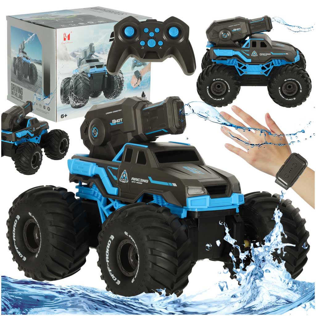 RC Remote Controlled Car for Off-Road Gesture Pilot Driving on Water