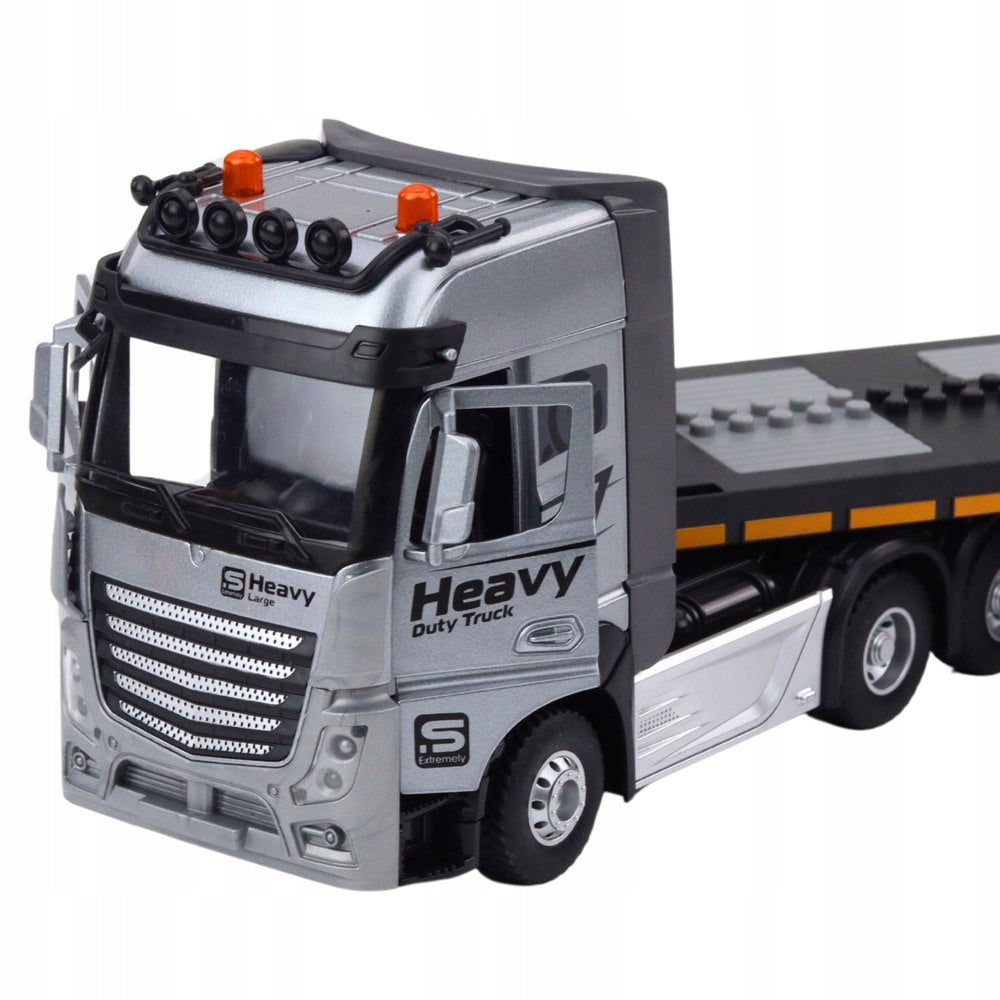 RC Tow Truck with Excavator 1:24 LEAN Toys Lights Sounds Manufacturer code 5905991052807