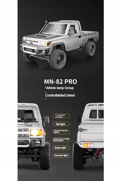 RC auto TOYOTA Land Cruiser PRO stříbrná Elektro IQ models Packaging status original