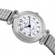 READABLE Women's Watch STRETCHY ELASTIC Bracelet Eraser SILVER Brand Perfect