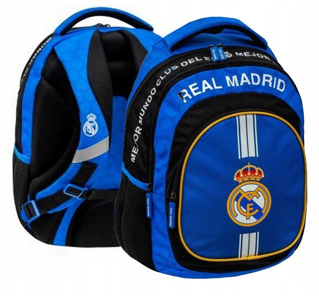 REAL MADRYT SCHOOL BACKPACK SATCHEL for boy class 1-3 FOOTBALL AB330