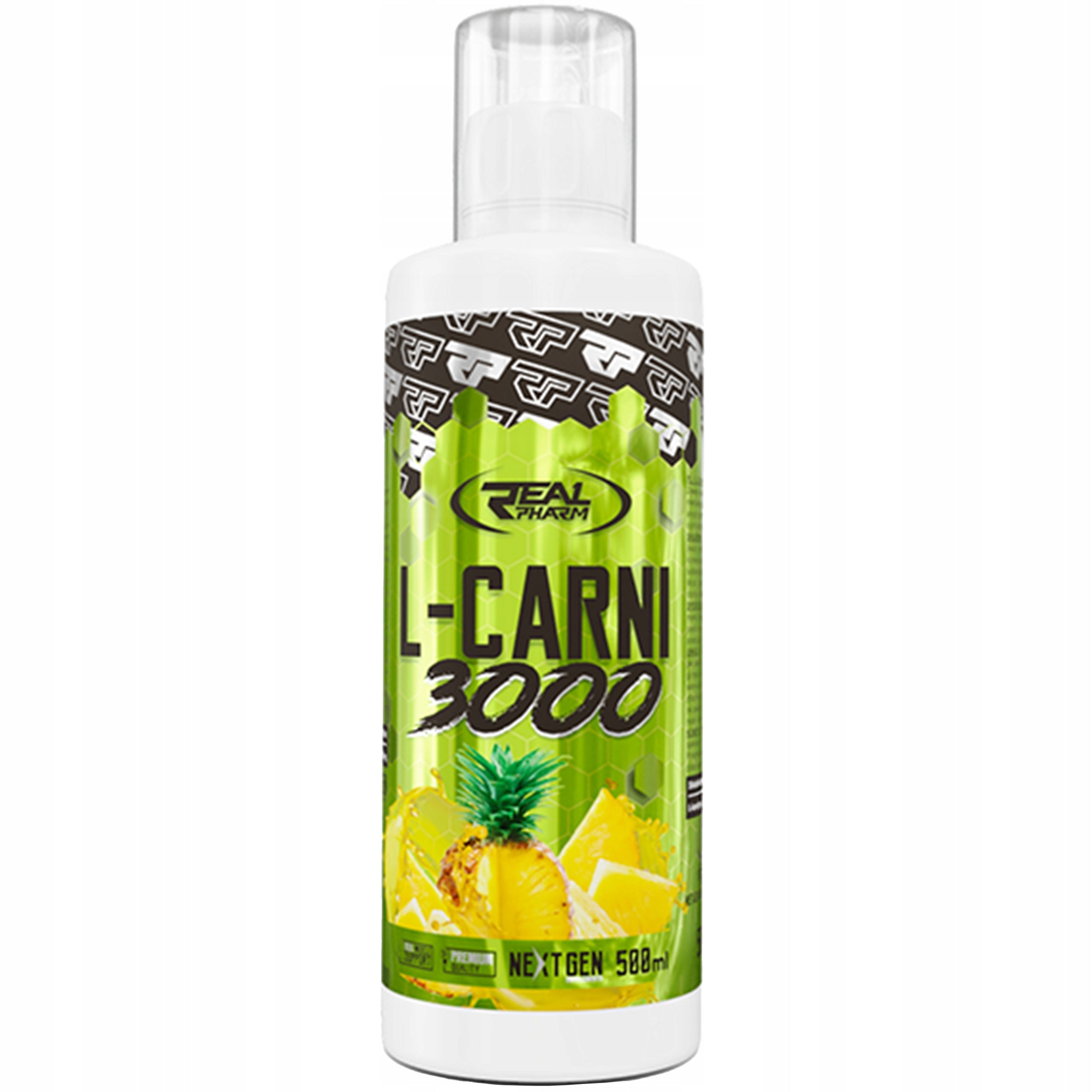 REAL PHARM L-Carnitine 3000 Liquid 500ml | Weight reduction | Fat burner