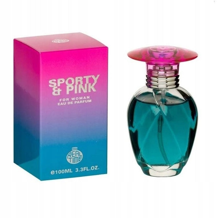 REAL TIME EDP WOMAN SPORT & PINK 100ML EAU DE PARFUM FOR WOMEN FRESHNESS