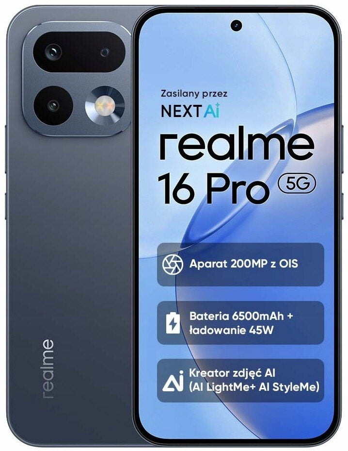 REALME 16 Pro 5G 6,78" 8/256GB AMOLED 144Hz BT5.4 WIFI5 GPS