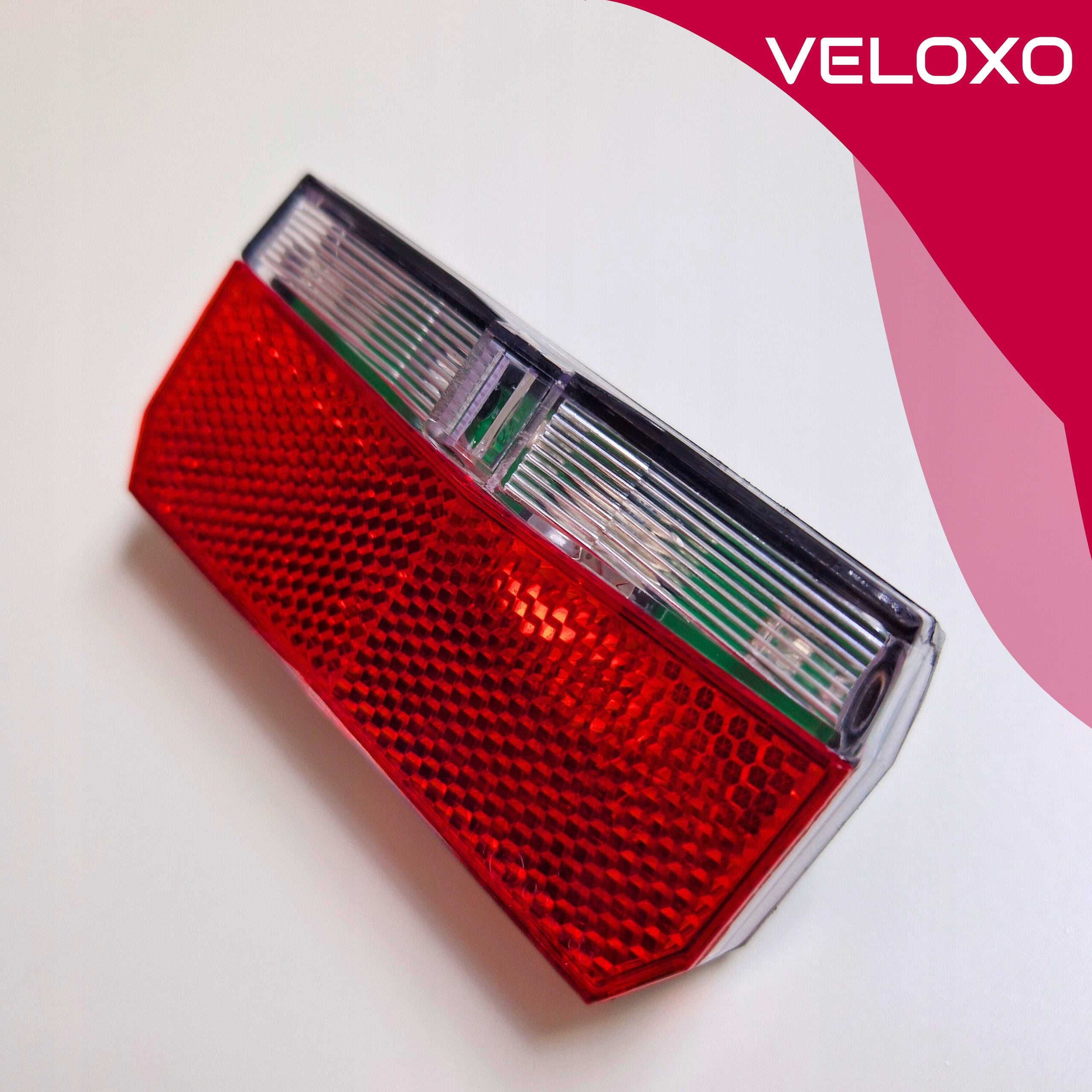 REAR BICYCLE LIGHT FOR LED RACK VELOXO RAY FOR DYNAMO GENERATOR Brand no brand