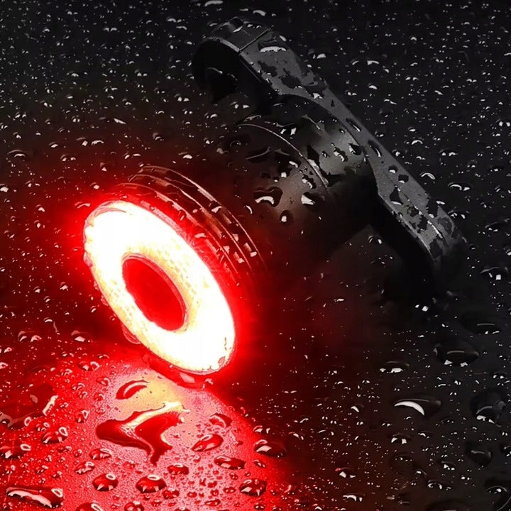 REAR BICYCLE LIGHT WATERPROOF BRAKING SYSTEM ,START ,STOP UNDER SADDLE Brand no brand