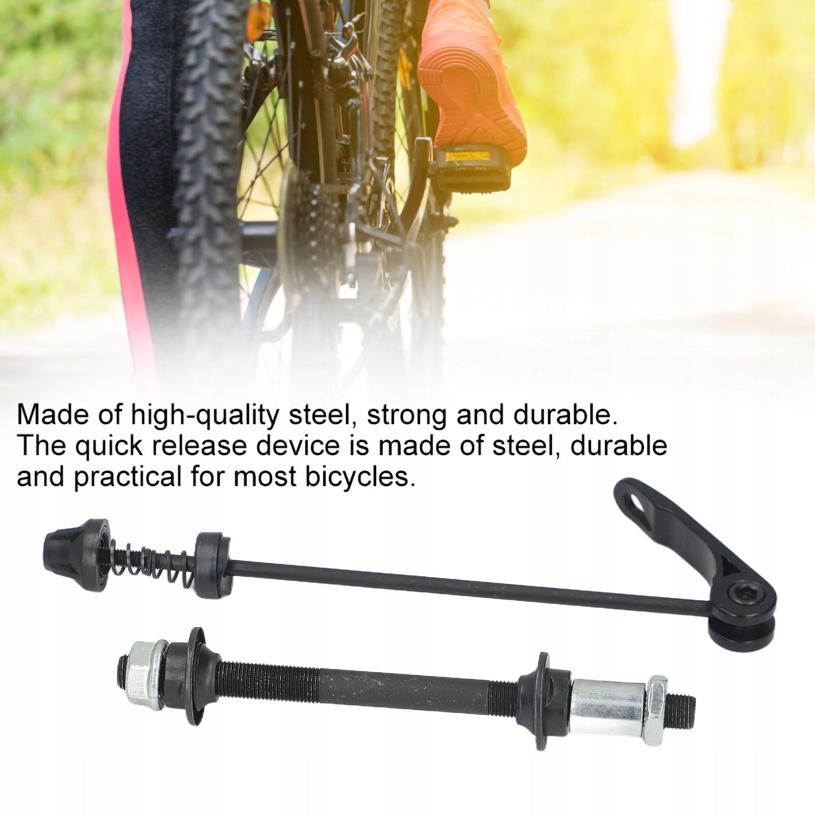 REAR HUB AXLE FOR BICYCLE MACHINE BEARINGS 170mm Dedicated for trail bikes