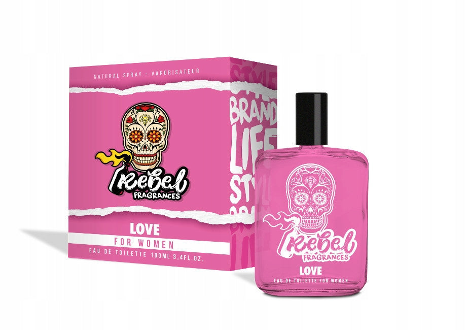REBEL Love Women EDT 100ml Brand Saphir