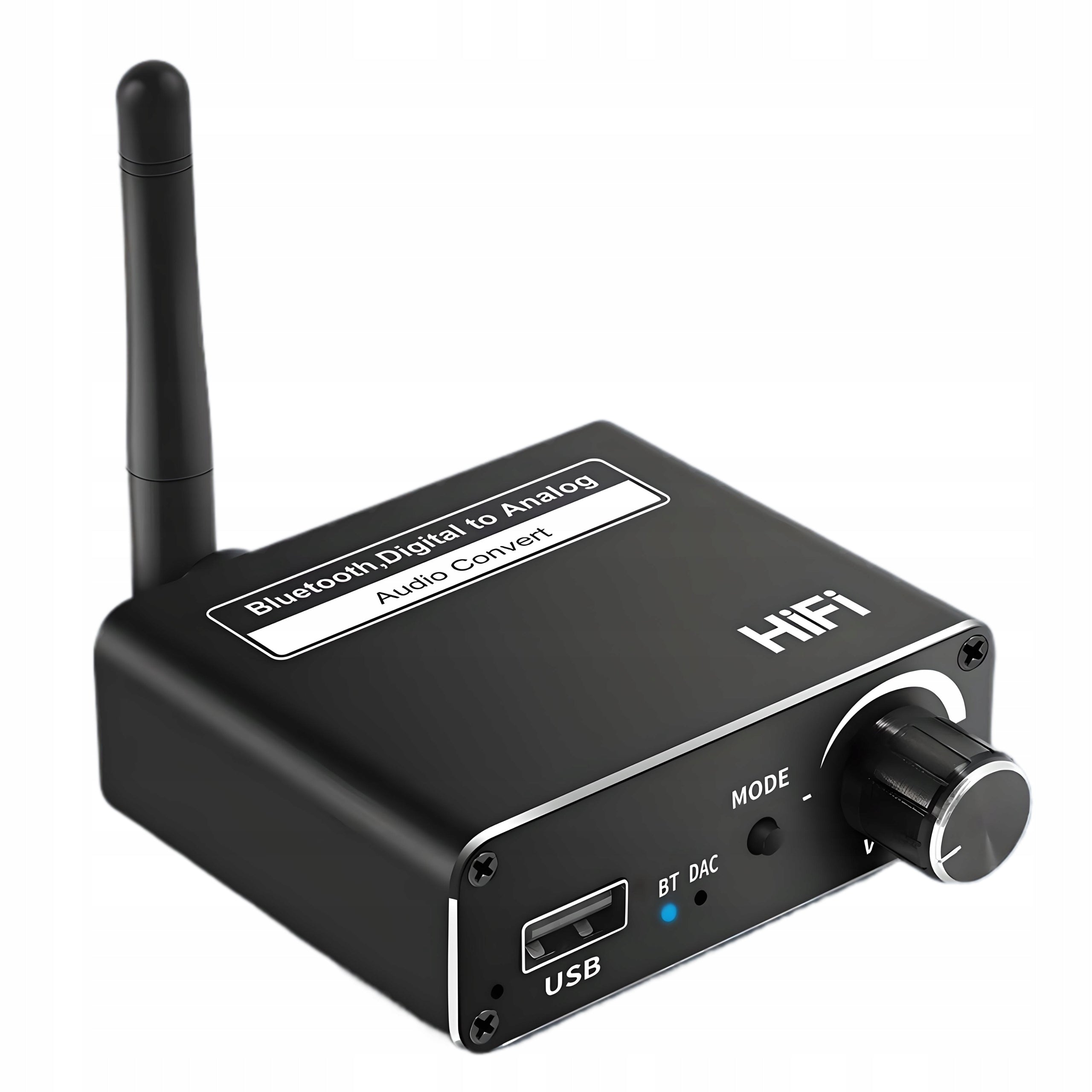 RECEIVER BLUETOOTH TRANSMITTER 5.0 AUDIO CONVERTER DAC 5.1 BT CINCH AUX USB