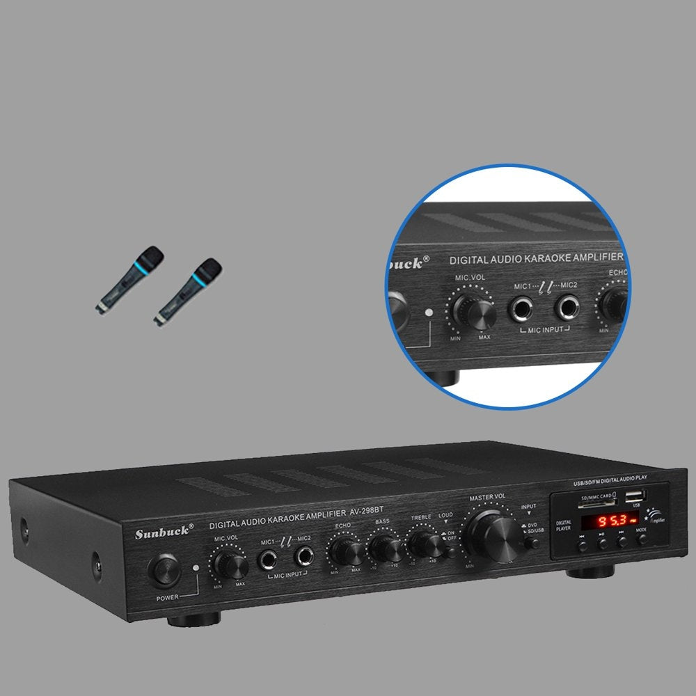RECEIVER HI-FI AMPLIFIER STEREO BLUETOOTH RADIO DIGITAL AMPLIFIER Brand no brand