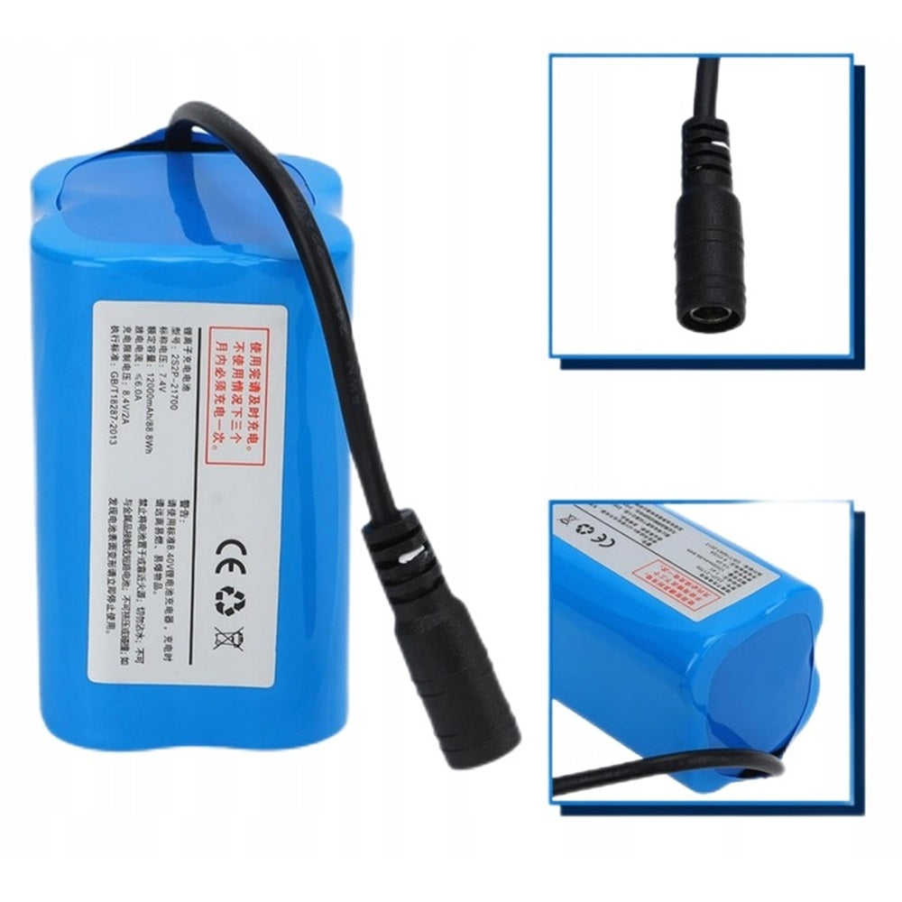 RECHARGEABLE BATTERY FOR BAIT BOAT 12000 mah 7,4 v Manufacturer code YFDZ-4059055913205