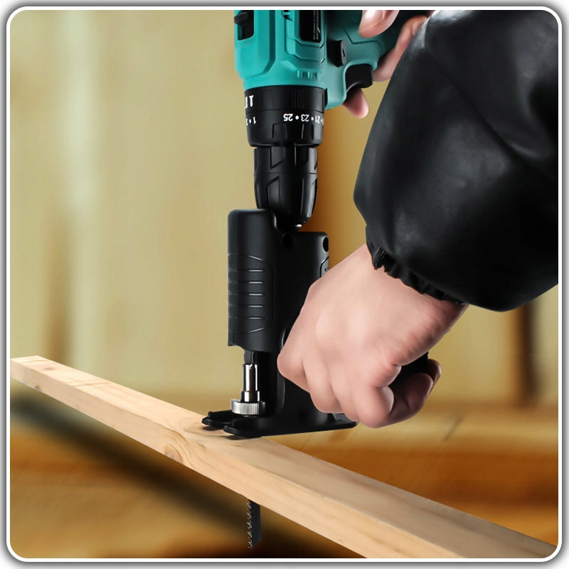 RECIPROCATING SAW ATTACHMENT FOR SCREWDRIVER DRILL FOX TAIL SAW BLADE Manufacturer code SAWADAPT