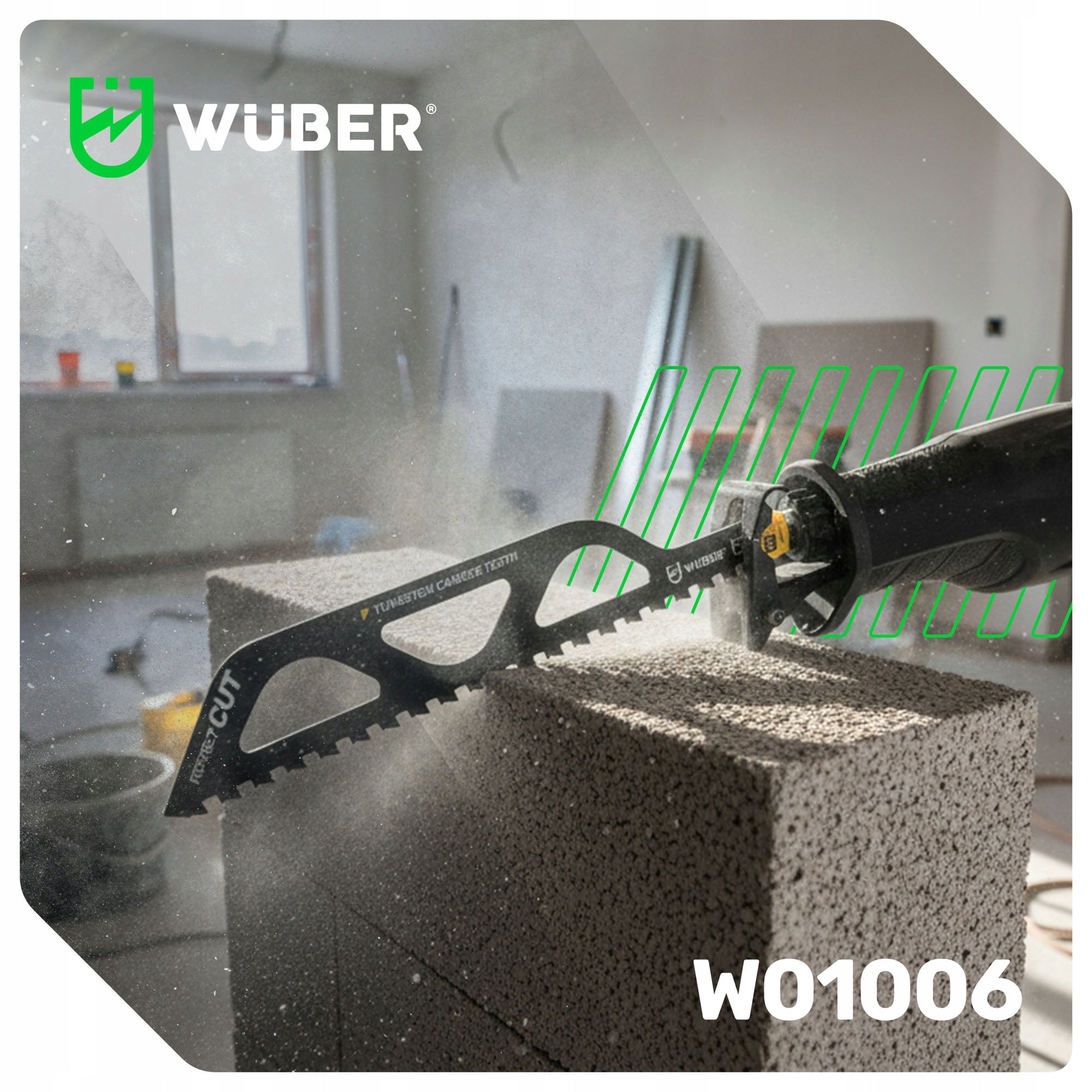 RECIPROCATING SAW BLADE BRICK JIGSAW KNIFE 12" WUBER Saw blade type for reciprocating saws