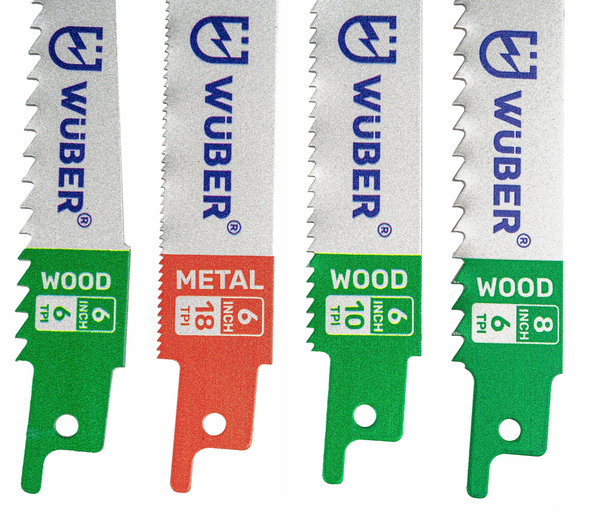 RECIPROCATING SAW BLADE SET METAL AND WOOD KNIVES 10PCS Number of items in the set 10