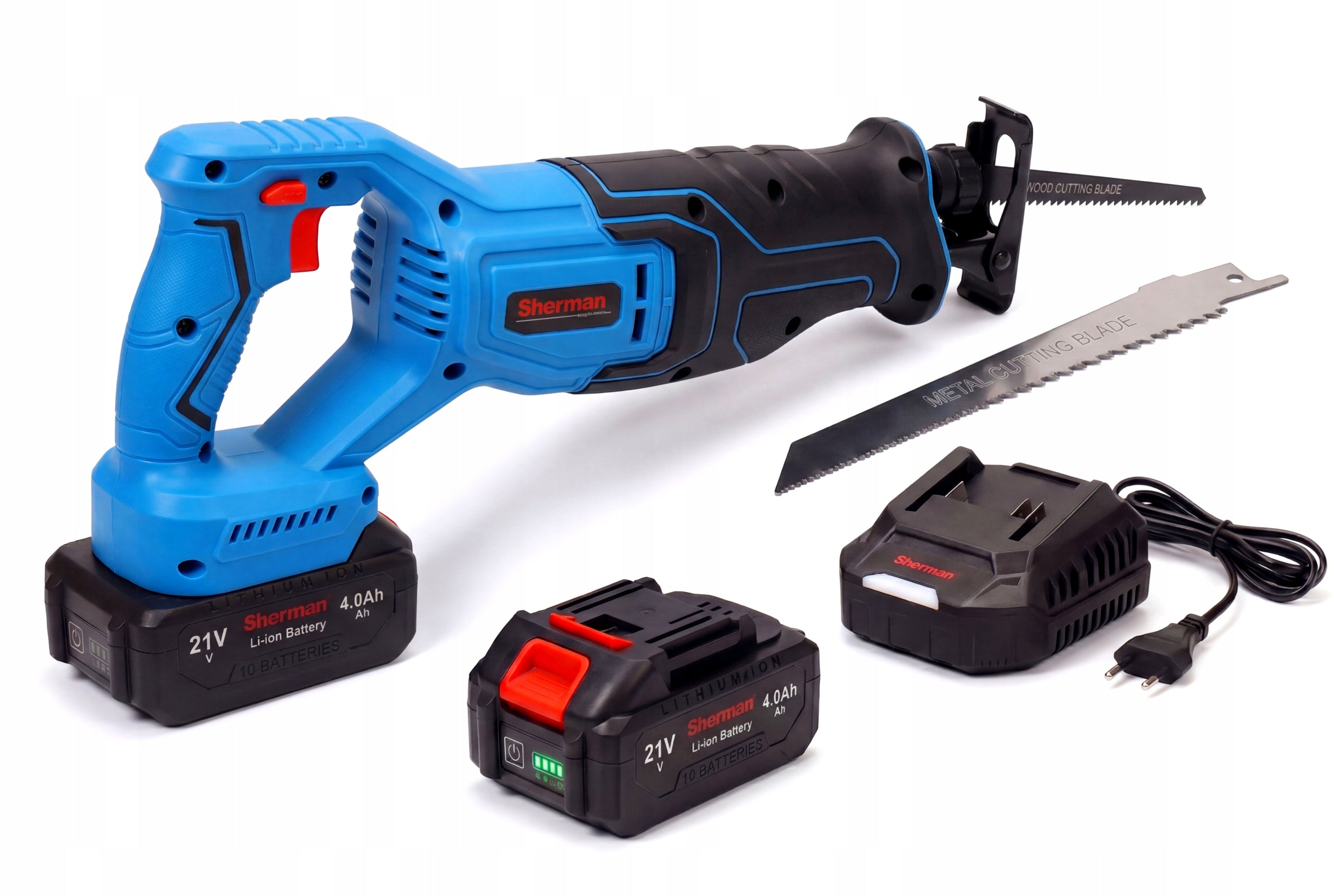 RECIPROCATING SAW ET-505 2x BATTERY 4.0Ah / 21V Sherman Device weight 1.97 kg