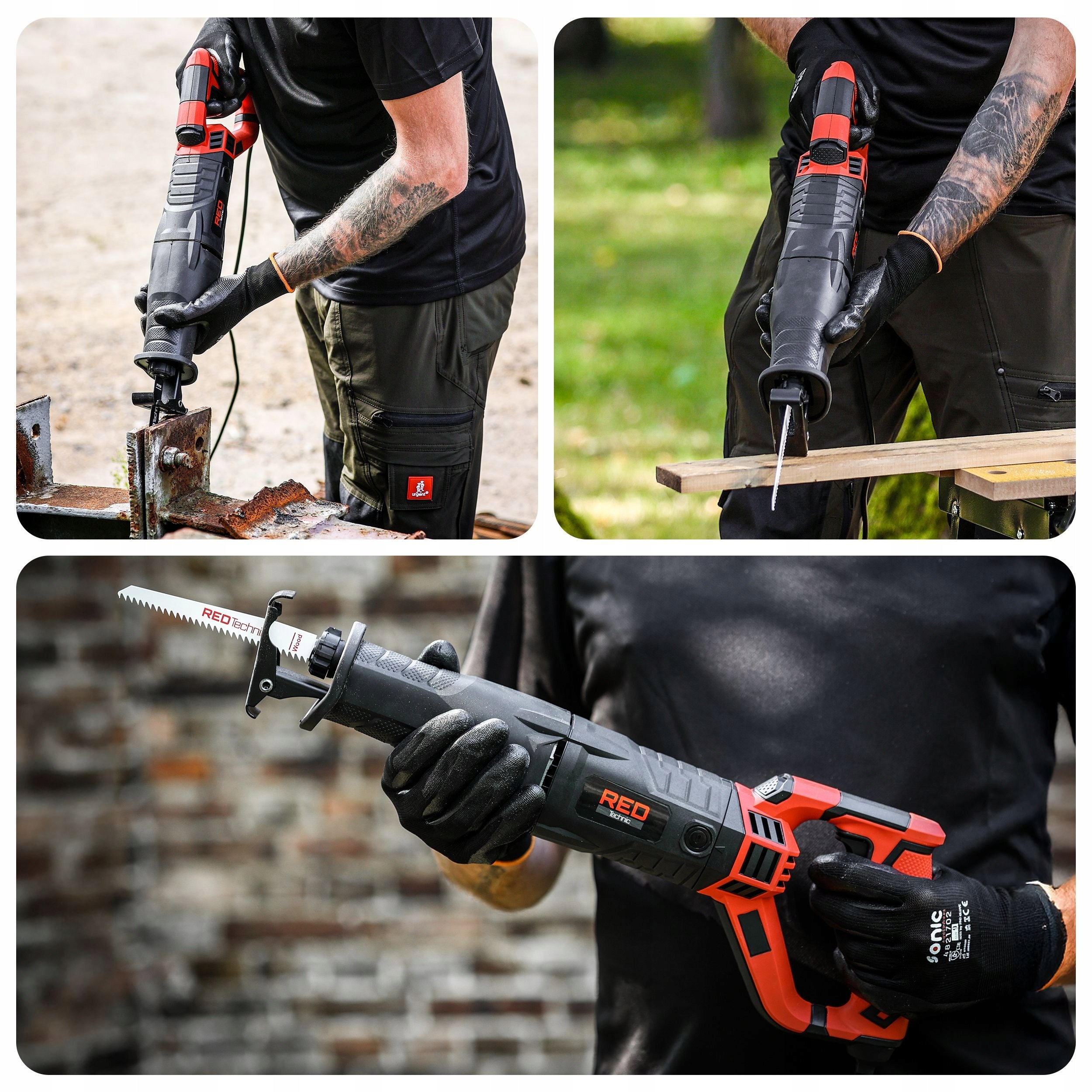 RECIPROCATING SAW JIGSAW FOX TAIL ELECTRIC 1800W 12 X ROTARY KNIFE!!! Depth of cut in metal 10 mm