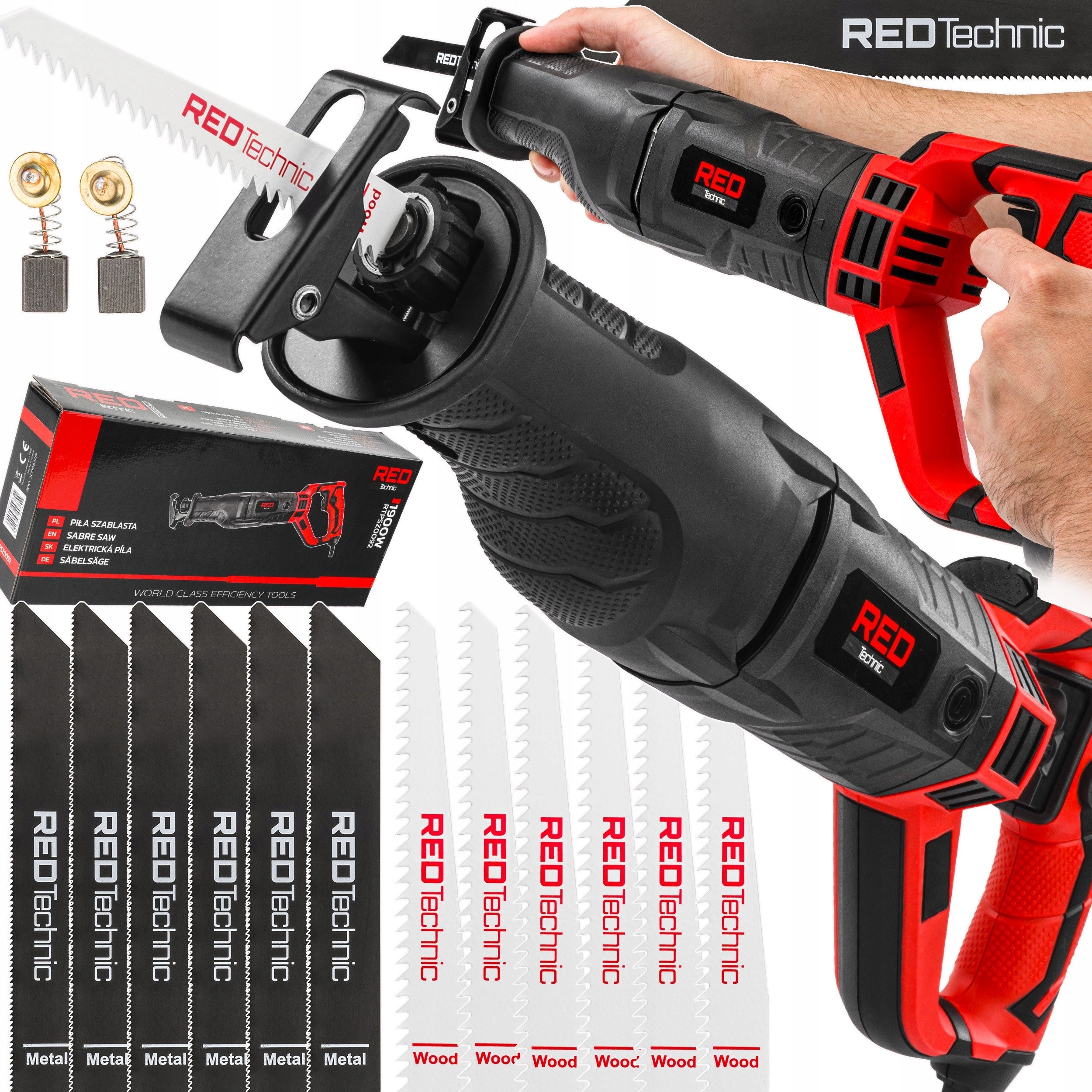 RECIPROCATING SAW JIGSAW FOX TAIL ELECTRIC 1800W 12 X ROTARY KNIFE!!!