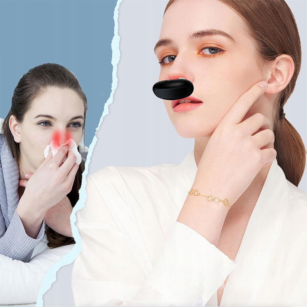 RED LIGHT NOSE PHYSIOTHERAPY DEVICE RECHARGEABLE USB Packaging status original
