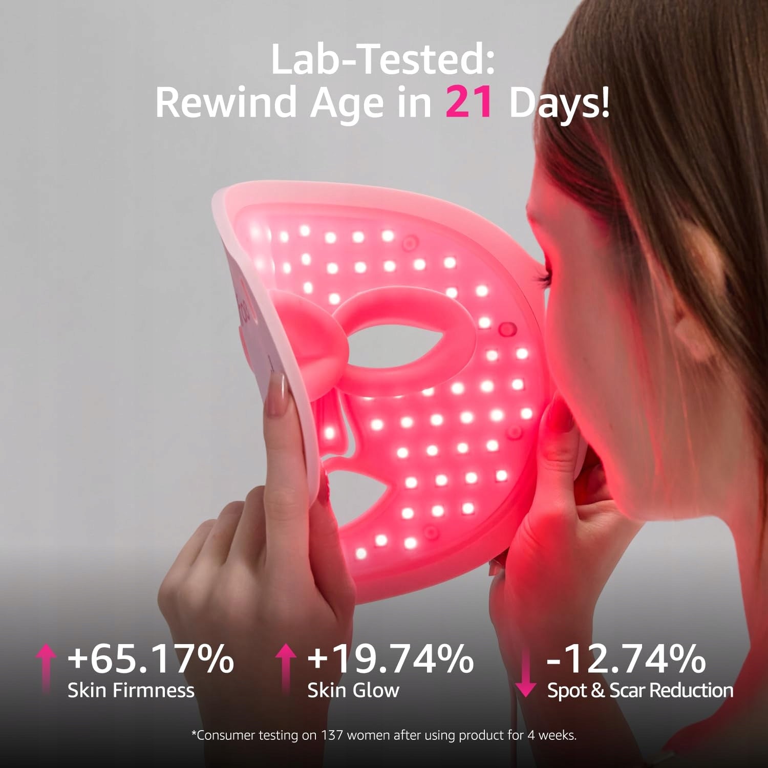 RED LIGHT THERAPY MASK FOR FACE AND NECK IFAE REJUVENATING LED Brand no brand