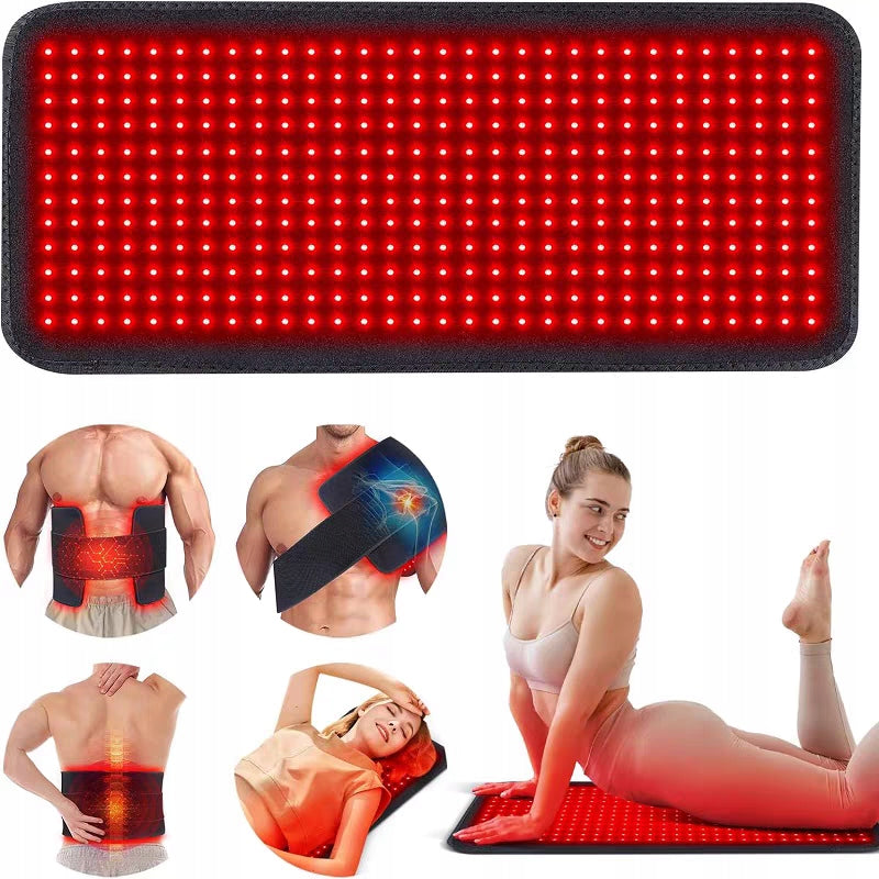 RED LIGHT THERAPY MAT XXL INFRARED HEALING LAMP 406 LED Packaging status original